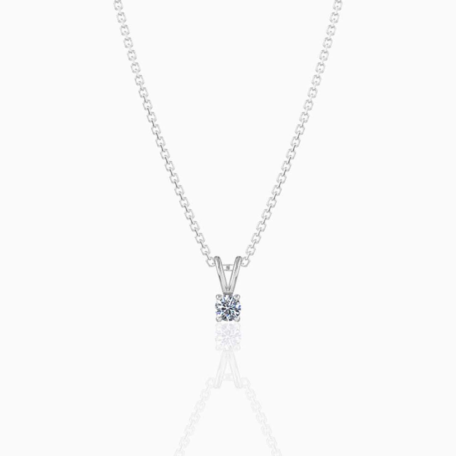 Necklace Platinum Diamond Solitaire Pendant Necklace - 950 Platinum Pendant  Necklace, Necklaces - NECKL221607 | The RealReal