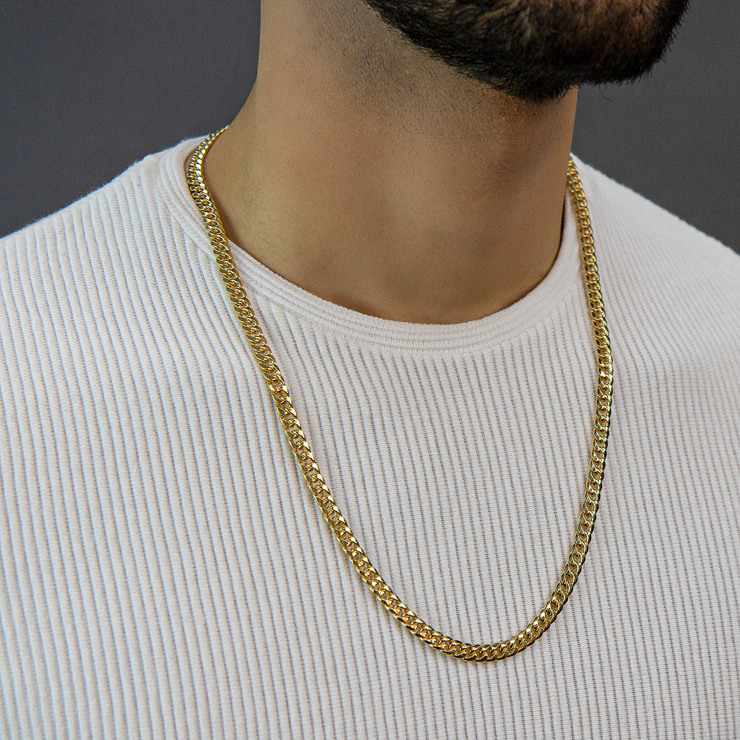 Small Cuban Link Chain Gold 20